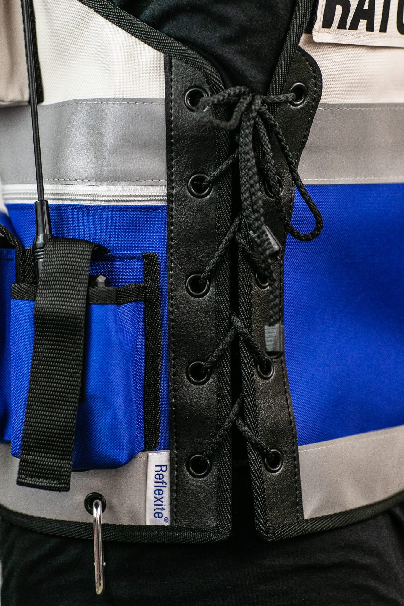 Kamizelka taktyczna STRAŻ KDR Poziom Interwencyjny Niebieska - obrazek 2