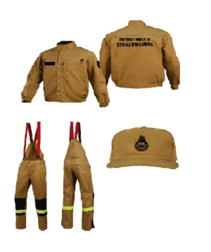 Ubranie koszarowe piaskowe OSP RIP STOP 3 cz. Flaxpol