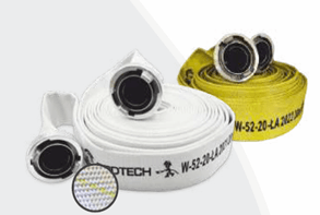 Wąż tłoczny W-75-20-ŁA PCV CNBOP Bodtech ŻÓŁTY