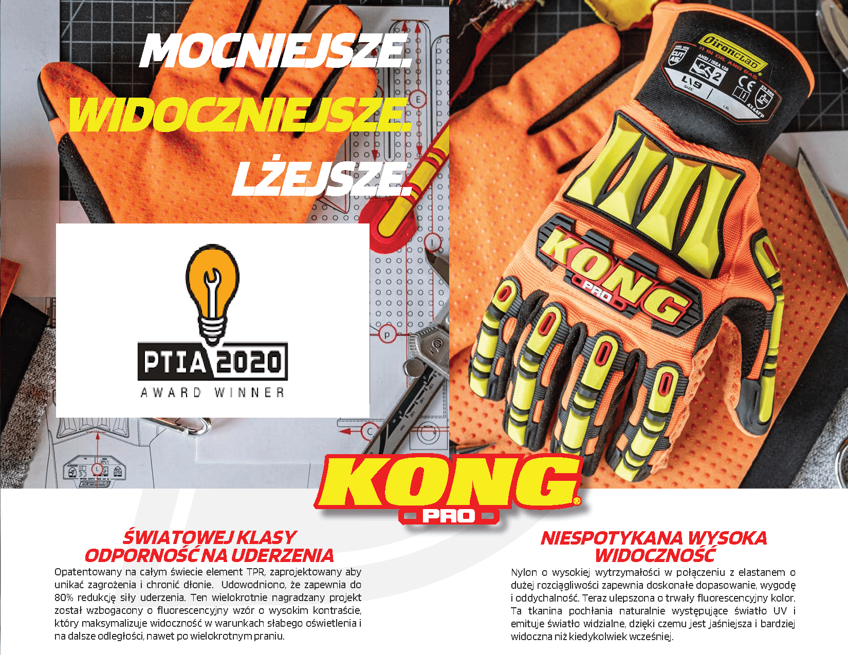 Rękawice KONG PRO - obrazek 5