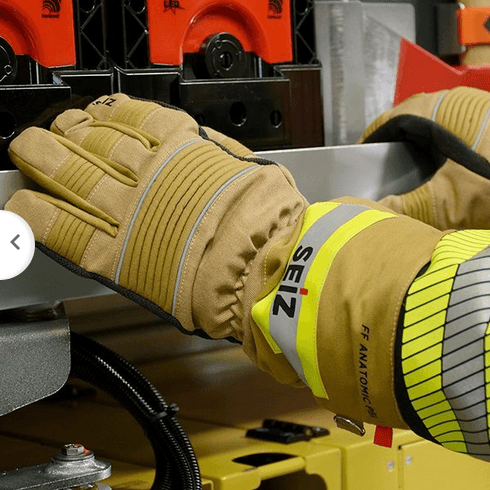 Rękawice pożarnicze Seiz Fire Fighter Anatomic PBI długi mankiet - obrazek 2