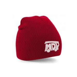 Czapka zimowa czarna – logo MDP