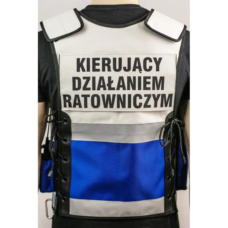 Kamizelka taktyczna STRAŻ KDR Poziom Interwencyjny Niebieska - obrazek 6