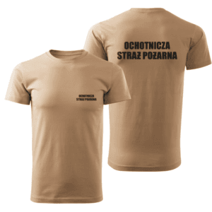 Koszulka T-shirt piaskowa RS1 Straż / Ochotnicza Straż Pożarna