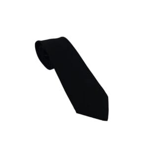 Krawat czarny czysty