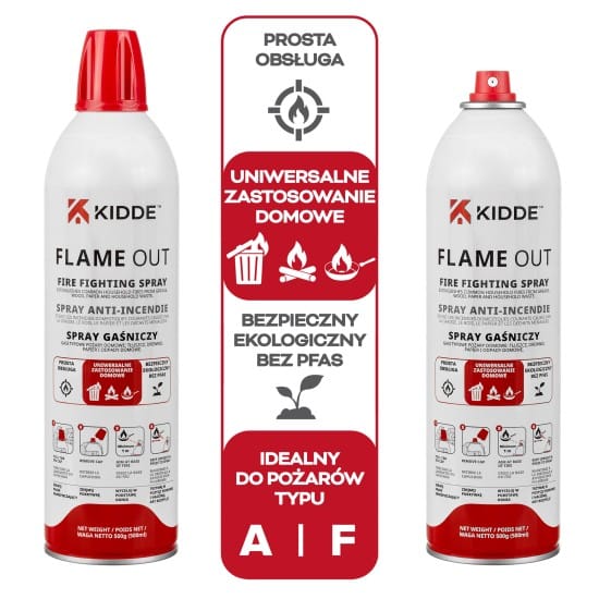 Spray gaśniczy Kidde FlameOut (500 ml)