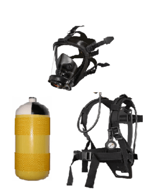 Aparat powietrzny Aeris Comfort Zenith z maską OptiPro i butla stalową 6l/300 bar z zaworem Fenzy