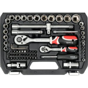 Zestaw narzędziowy 1/2" i 1/4" w walizce 72 elementy Yato