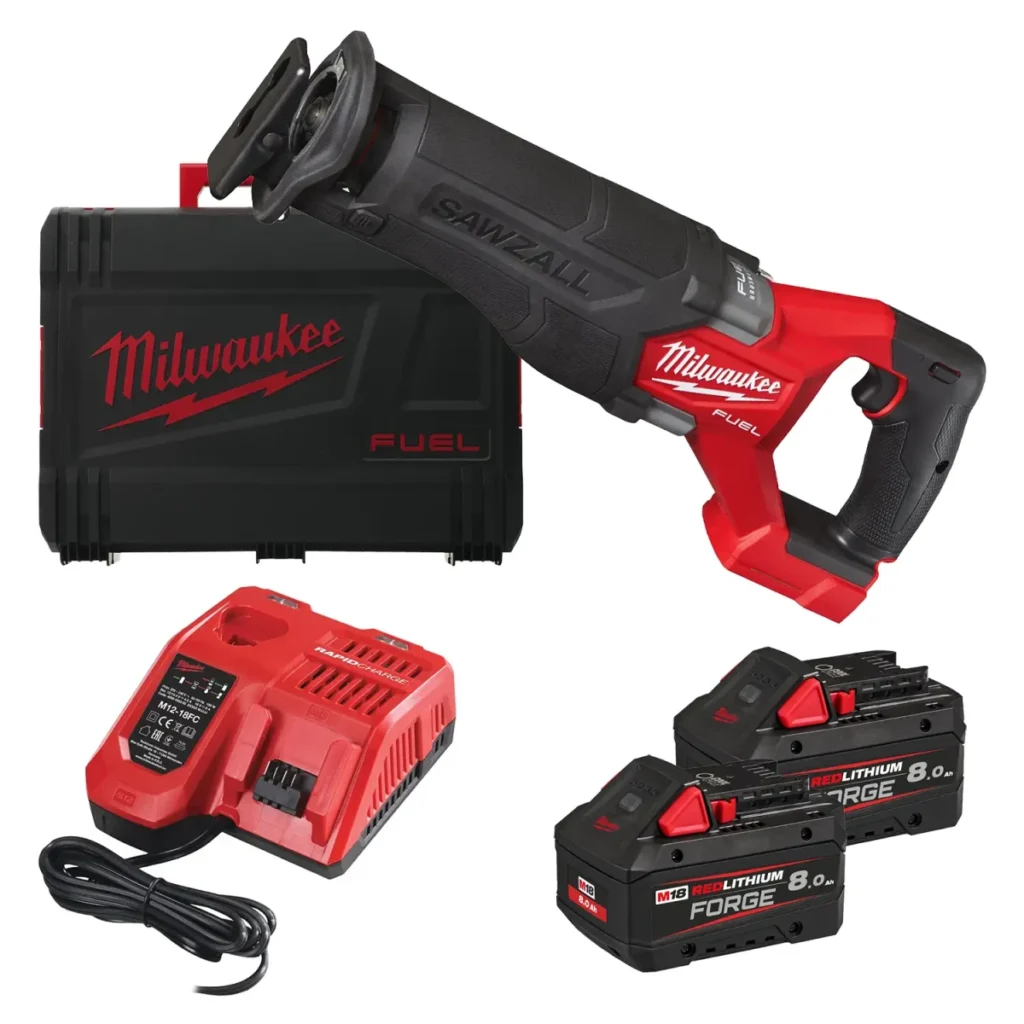 Piła szablasta Milwaukee M18 FSZ-802X AKU 18V (2x 8.0 Ah)