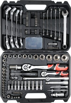Zestaw narzędziowy 1/4", 1/2" / 93 elementy