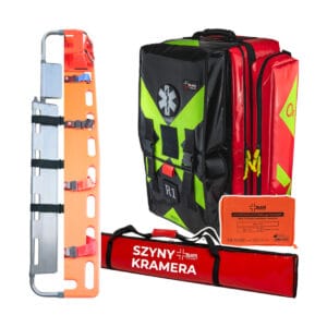 Zestaw PSP R1 w plecaku (KSRG 02.2026) z szynami i noszami