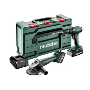 Zestaw elektronarzędzi Metabo Combo Wiertarka + Szlifierka Aku