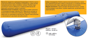 Mobilna zapora przeciwpowodziowa | 5m/90cm | 10m/90cm | 15m/90cm |