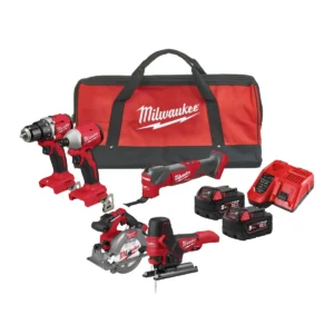 Zestaw elektronarzędzi Milwaukee M18 BLCPP5A-502B AKU (2x5.0 Ah) + ładowarka